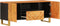 vidaXL - Tv-meubel - 105x33,5x46 - cm - massief - mangohout - bruin - en - zwart