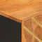 vidaXL - Tv-meubel - 105x33,5x46 - cm - massief - mangohout - bruin - en - zwart
