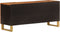 vidaXL - Tv-meubel - 105x33,5x46 - cm - massief - mangohout - bruin - en - zwart