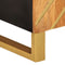 vidaXL - Tv-meubel - 105x33,5x46 - cm - massief - mangohout - bruin - en - zwart