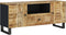 vidaXL - Tv-meubel - 105x33,5x46 - cm - massief - mangohout - en - bewerkt - hout