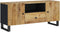 vidaXL - Tv-meubel - 105x33,5x46 - cm - massief - mangohout - en - bewerkt - hout