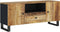 vidaXL - Tv-meubel - 105x33,5x46 - cm - massief - mangohout - en - bewerkt - hout