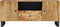 vidaXL - Tv-meubel - 105x33,5x46 - cm - massief - mangohout - en - bewerkt - hout