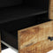 vidaXL - Tv-meubel - 105x33,5x46 - cm - massief - mangohout - en - bewerkt - hout