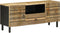 vidaXL - Tv-meubel - 105x33,5x46 - cm - massief - ruw - mangohout - zwart