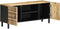 vidaXL - Tv-meubel - 105x33,5x46 - cm - massief - ruw - mangohout - zwart