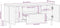 vidaXL - Tv-meubel - 105x33,5x46 - cm - massief - ruw - mangohout - zwart