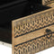 vidaXL - Tv-meubel - 105x33,5x46 - cm - massief - ruw - mangohout - zwart