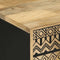 vidaXL - Tv-meubel - 105x33,5x46 - cm - massief - ruw - mangohout - zwart