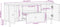 vidaXL - Tv-meubel - 105x33x46 - cm - massief - acaciahout