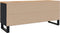 vidaXL - Tv-meubel - 105x33x46 - cm - massief - acaciahout