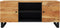 vidaXL - Tv-meubel - 105x33x46 - cm - massief - acaciahout