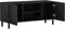 vidaXL - Tv-meubel - 105x33x46 - cm - massief - mangohout - zwart