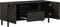 vidaXL - Tv-meubel - 105x33x46 - cm - massief - mangohout - zwart