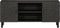 vidaXL - Tv-meubel - 105x33x46 - cm - massief - mangohout - zwart