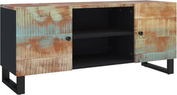 vidaXL - Tv-meubel - 105x33x46 - cm - massief - teruggewonnen - hout