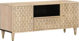 vidaXL - Tv-meubel - 105x33x46cm - massief - mangohout