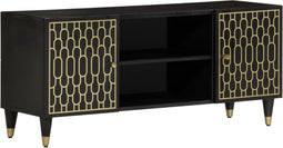 vidaXL - Tv-meubel - 105x33x46cm - massief - mangohout