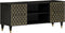 vidaXL - Tv-meubel - 105x33x46cm - massief - mangohout