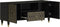 vidaXL - Tv-meubel - 105x33x46cm - massief - mangohout