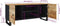 vidaXL - Tv-meubel - 105x33x46cm - massief - mangohout
