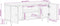 vidaXL - Tv-meubel - 105x33x46cm - massief - mangohout