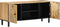 vidaXL - Tv-meubel - 105x33x46cm - massief - mangohout