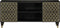 vidaXL - Tv-meubel - 105x33x46cm - massief - mangohout