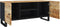 vidaXL - Tv-meubel - 105x33x46cm - massief - mangohout