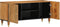 vidaXL - Tv-meubel - 105x33x46cm - massief - mangohout