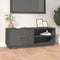 vidaXL - Tv-meubel - 105x34x40 - cm - massief - grenenhout - grijs