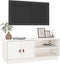 vidaXL - Tv-meubel - 105x34x40 - cm - massief - grenenhout - wit