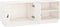 vidaXL - Tv-meubel - 105x34x40 - cm - massief - grenenhout - wit
