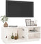 vidaXL - Tv-meubel - 105x34x40 - cm - massief - grenenhout - wit