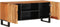vidaXL - Tv-meubel - 105x34x46 - cm - massief - acaciahout
