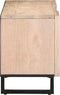 vidaXL - Tv-meubel - 105x34x46 - cm - massief - mangohout - wit
