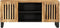 vidaXL - Tv-meubel - 105x34x46 - cm - massief - ruw - mangohout