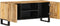 vidaXL - Tv-meubel - 105x34x46 - cm - massief - ruw - mangohout