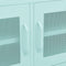 vidaXL - Tv-meubel - 105x35x50 - cm - staal - mintkleurig