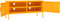 vidaXL - Tv-meubel - 105x35x50 - cm - staal - mosterdgeel