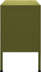 vidaXL - Tv-meubel - 105x35x50 - cm - staal - olijfgroen