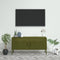 vidaXL - Tv-meubel - 105x35x50 - cm - staal - olijfgroen