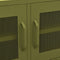 vidaXL - Tv-meubel - 105x35x50 - cm - staal - olijfgroen
