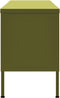 vidaXL - Tv-meubel - 105x35x50 - cm - staal - olijfgroen