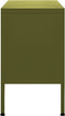 vidaXL - Tv-meubel - 105x35x50 - cm - staal - olijfgroen
