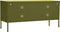 vidaXL - Tv-meubel - 105x35x50 - cm - staal - olijfgroen