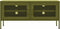 vidaXL - Tv-meubel - 105x35x50 - cm - staal - olijfgroen