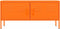 vidaXL - Tv-meubel - 105x35x50 - cm - staal - oranje