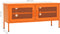 vidaXL - Tv-meubel - 105x35x50 - cm - staal - oranje
